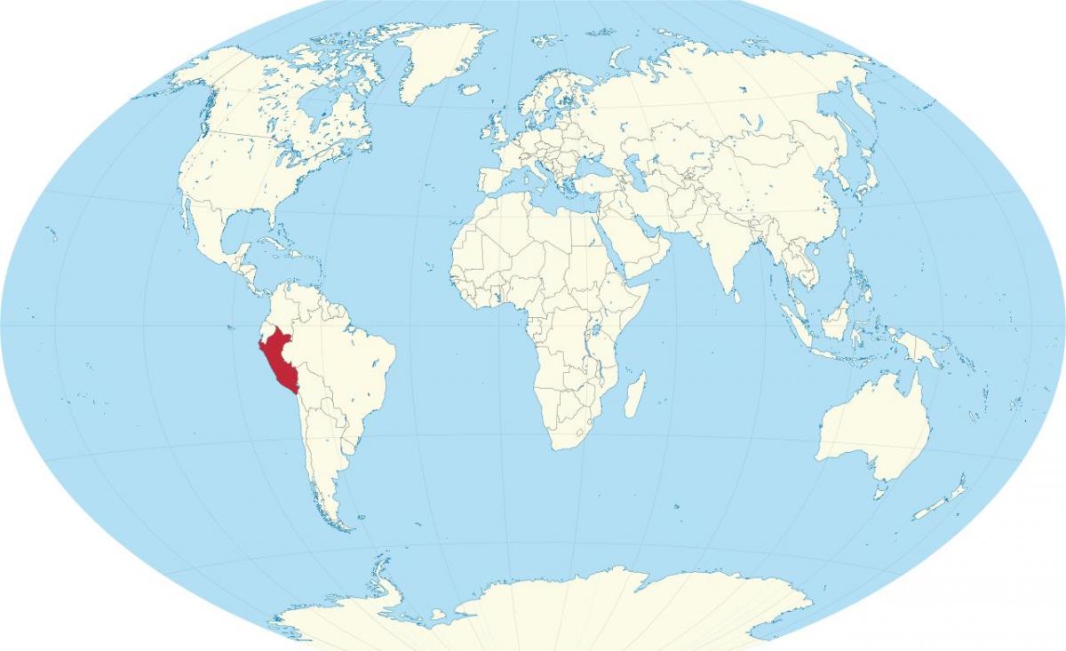 Земља Перу на мапи света