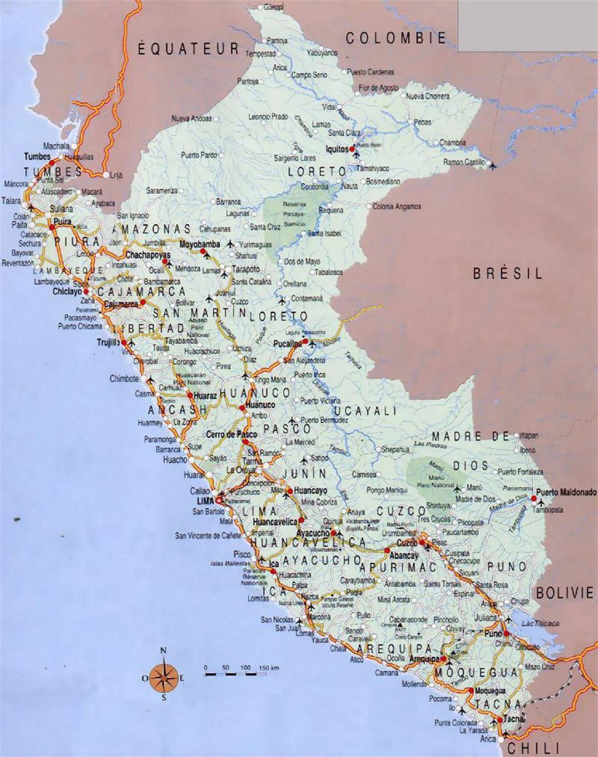 мапа града Перуа