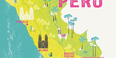 Карта Перу за децу